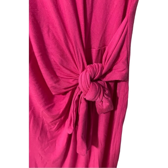 Calvin Klein front faux wrap in bright pink and a size 4 - Picture 4 of 6